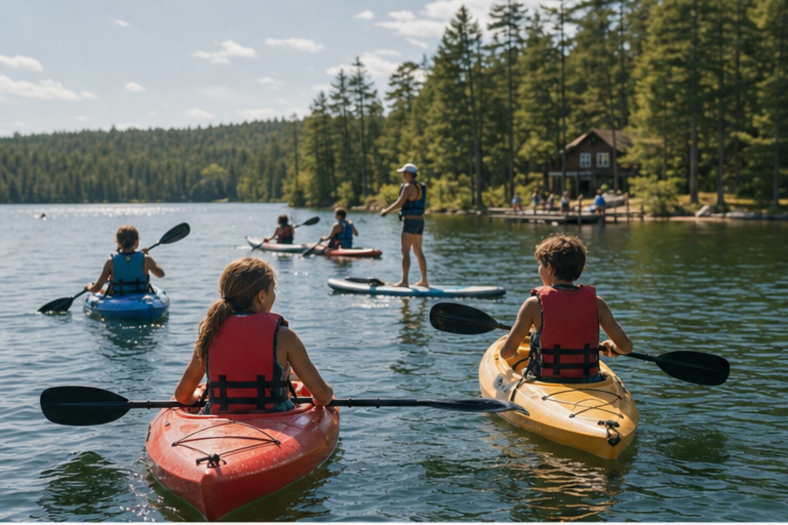 Timber Wolf Lake Young Lake Camp
